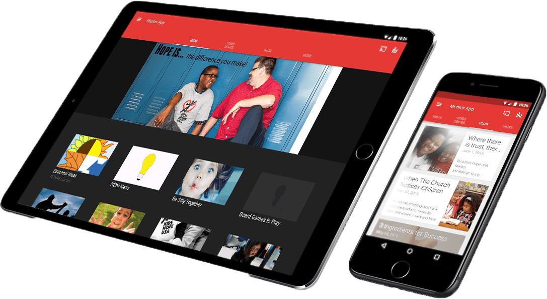 app-screens Kids Hops USA Mentor App