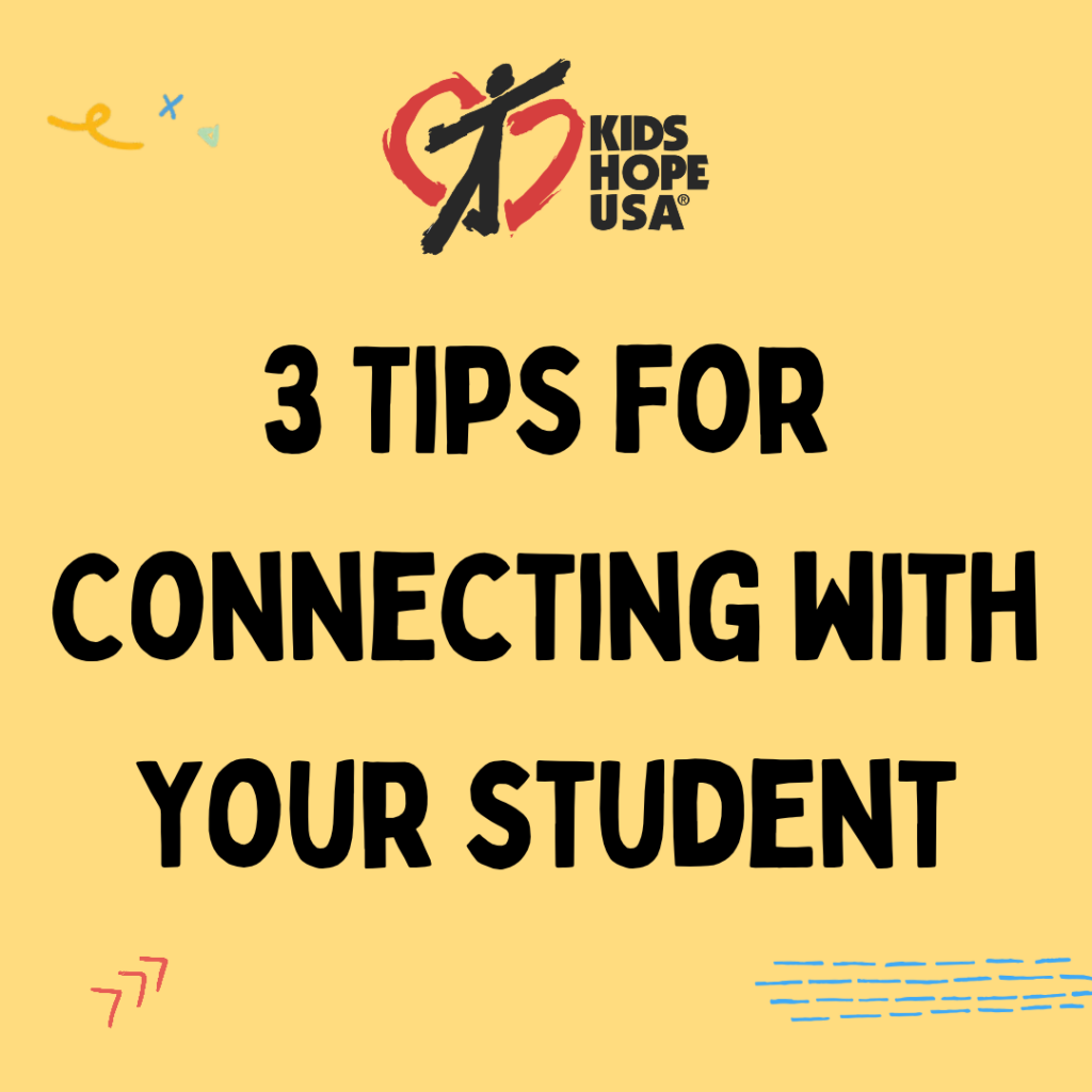 Tips to connect with your student